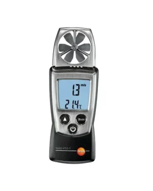 AIR VELOCITY METER WITH 40mm VANE WITH TEMPERATURE Testo 410-1