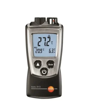 AIR TEMPERATURE AND INFRARED SURFACE TEMPERATURE Testo -810