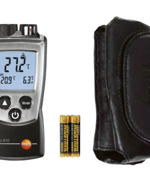 AIR TEMPERATURE AND INFRARED SURFACE TEMPERATURE Testo -810