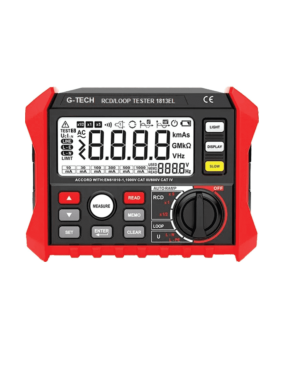 G-TECH RCD (ELCB) / LOOP TESTER WITH USB 1813EL