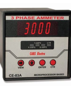 Digital Three Phase Ammeter CE-03A