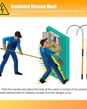 High Voltage Insulated Rescue Hooks